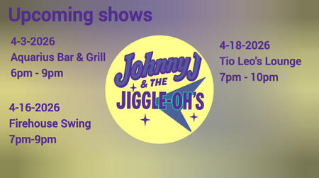 Upcoming shows: April 3rd